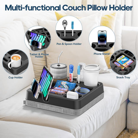 CLESOO couch phone slot keeps your device within reach.