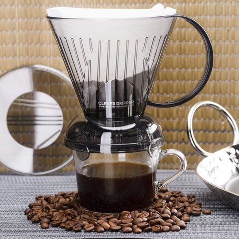Fits most mugs and thermoses with wide mouths.