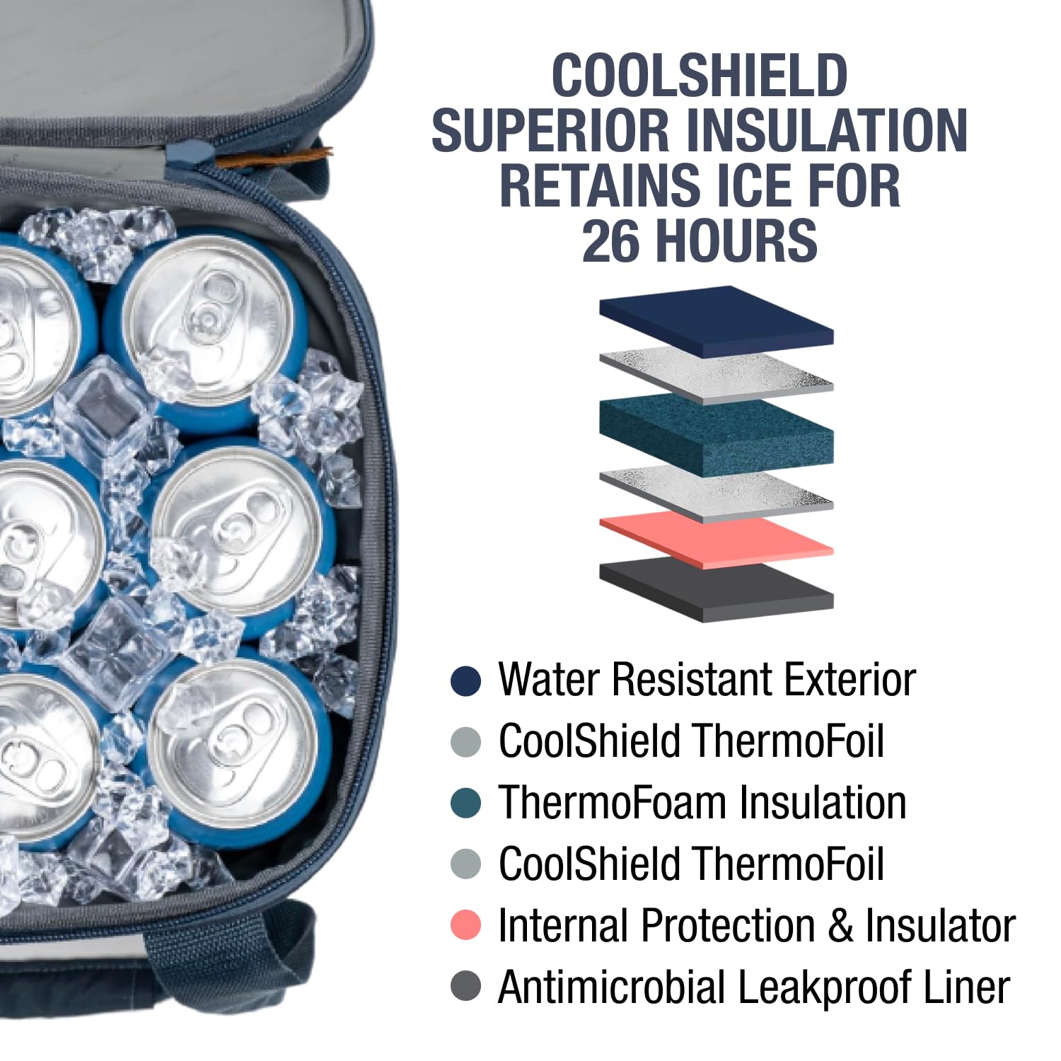 CleverMade Tahoe constructed with durable recycled polyester for outdoor use.