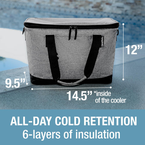 CleverMade Tahoe front slip pouch keeps essentials accessible and dry.