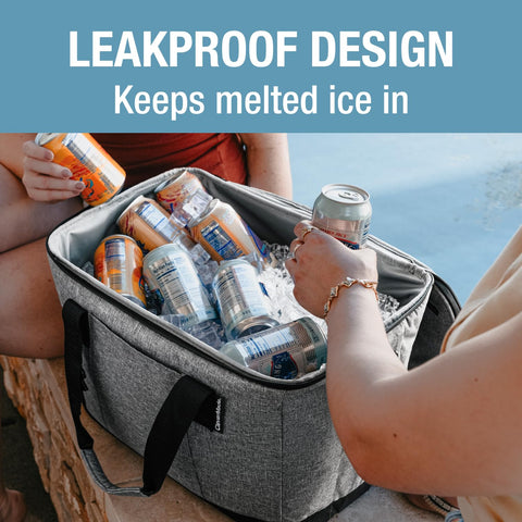 CleverMade Tahoe with shoulder strap for easy transport on trips.