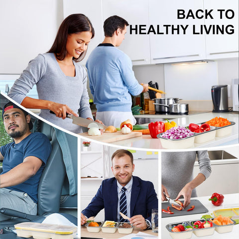 Travel-friendly CLFORLORGN snack container ideal for school, work, and trips
