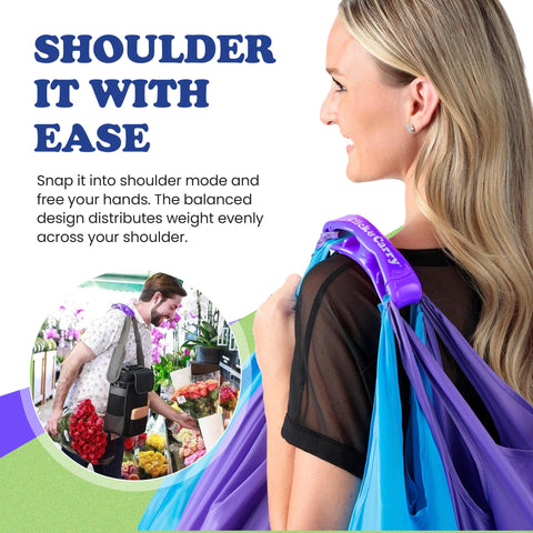 Click & Carry 100 lb capacity shown for secure load handling