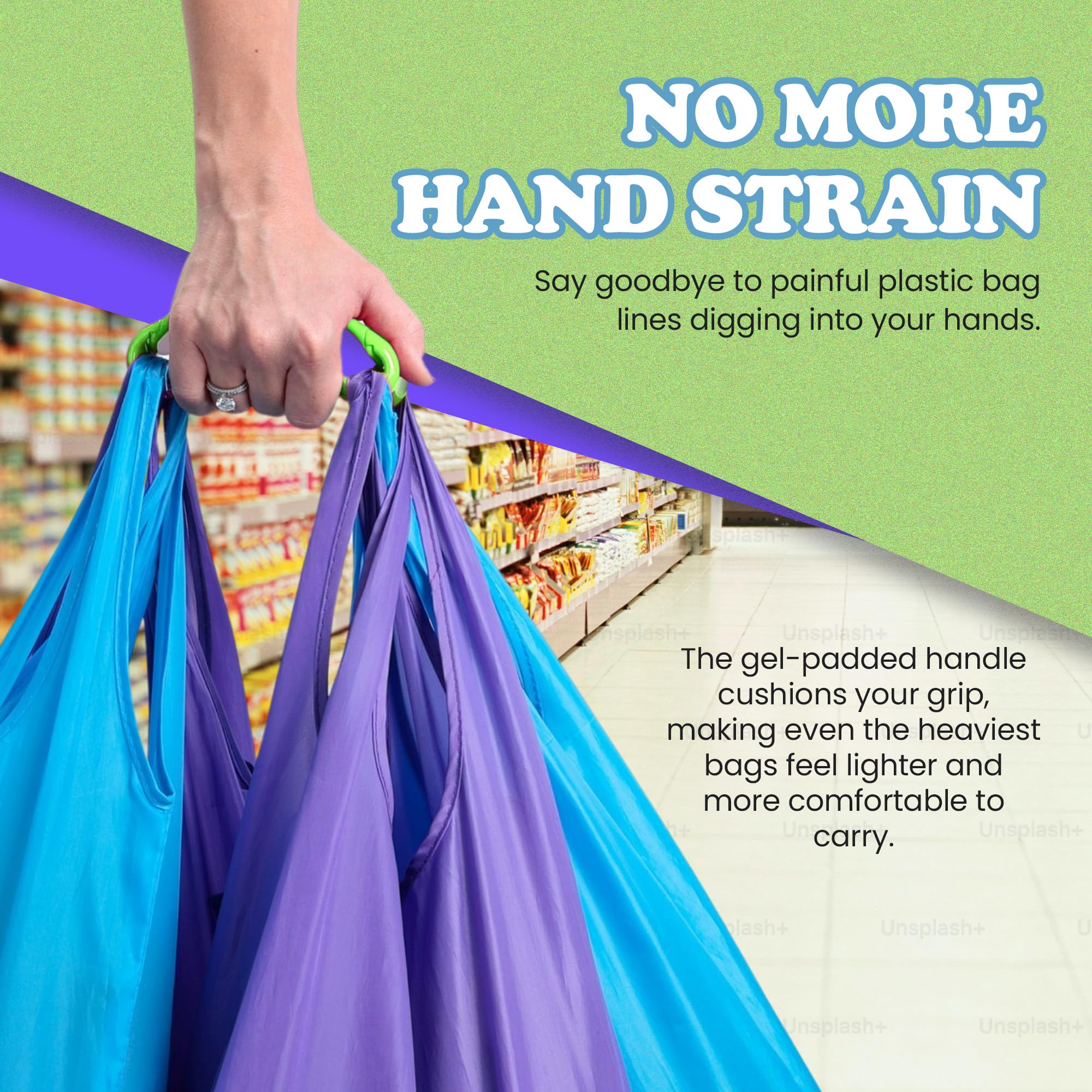 Click & Carry demonstrates 100lb capacity for heavy loads