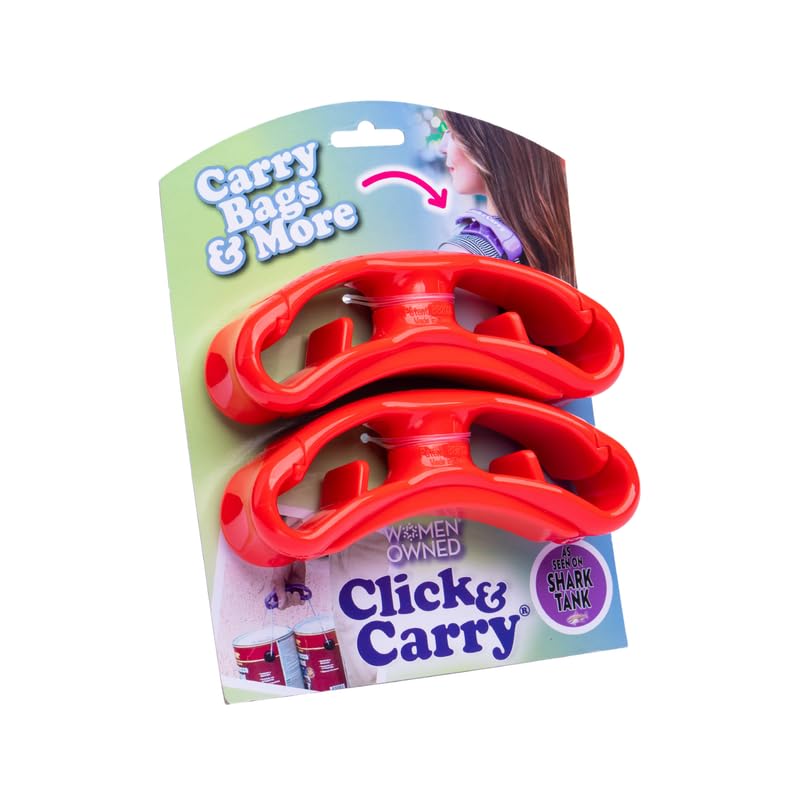 Click & Carry hands-free design enables shoulder carry for light loads.