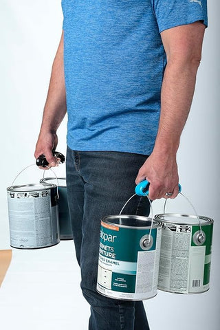 Click & Carry kitchen storage solution keeps bags neatly organized at home.