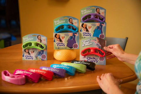 Click & Carry travel-friendly design fits in car or bag for ease.