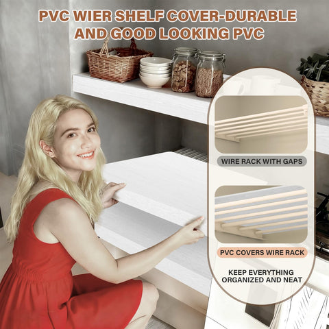 Clicliet shelf liner wipes clean for quick maintenance in kitchen or pantry