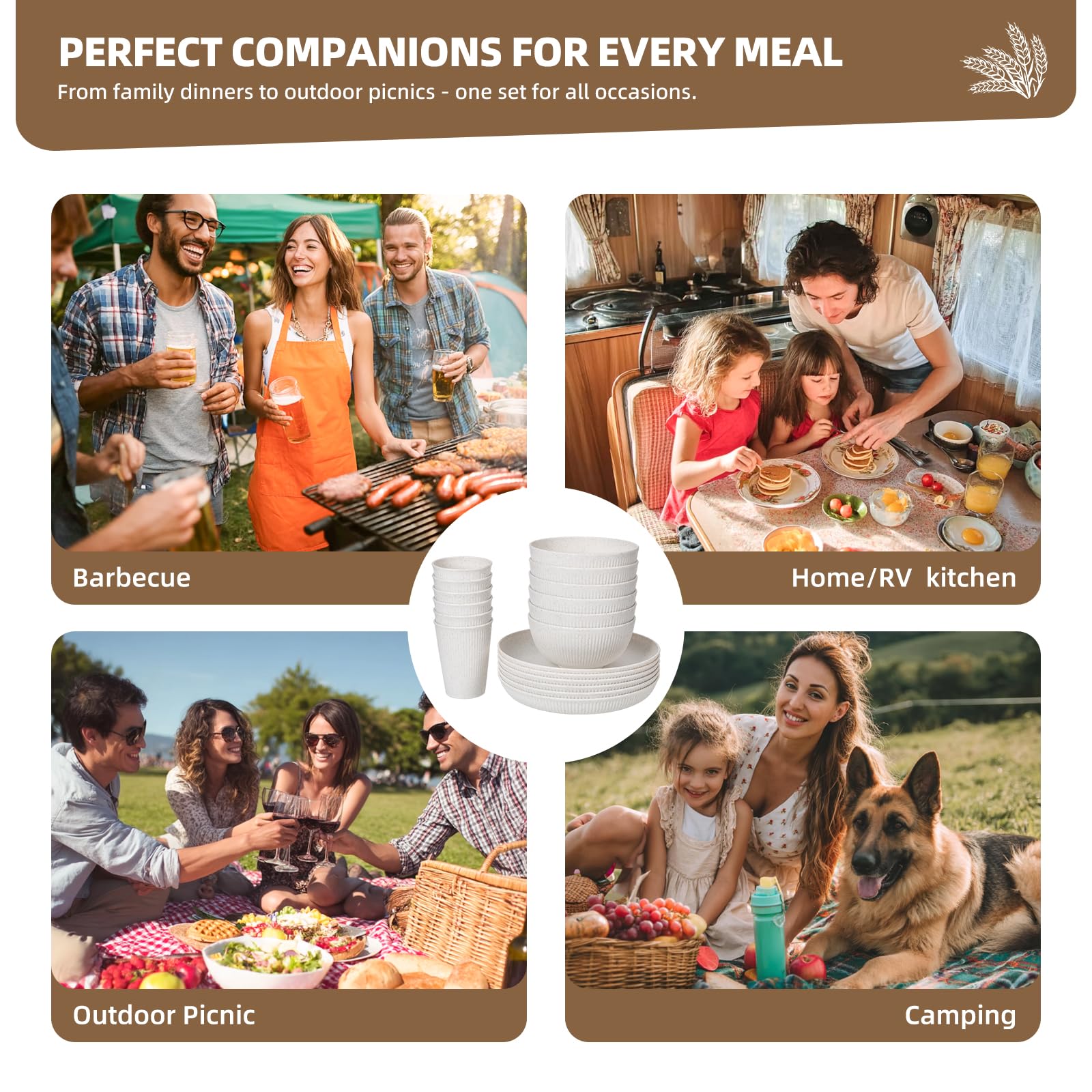 CLIFFS KITCHEN microwave-safe plates—heat meals safely and quickly