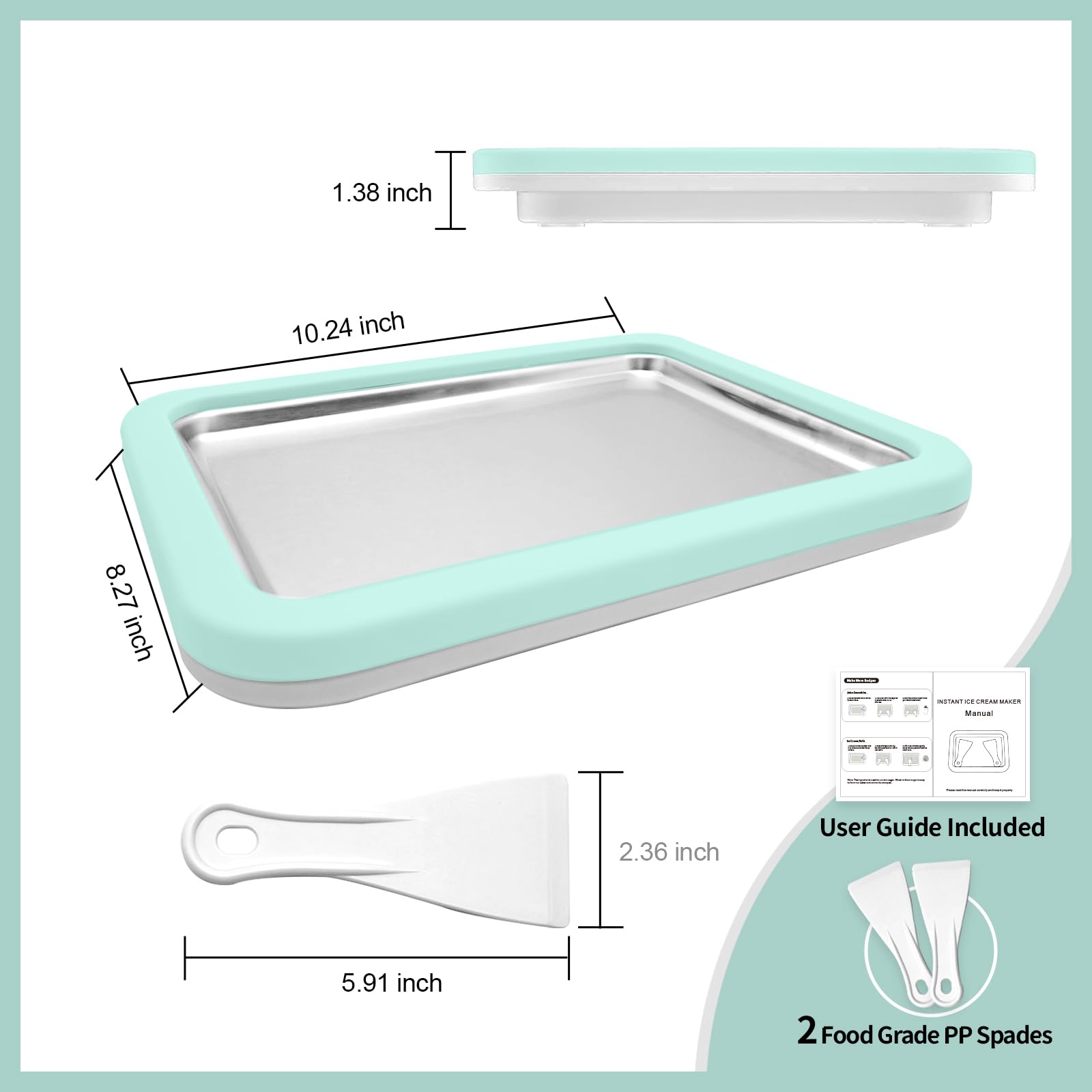Climafusion instant ice cream pan and spatula ready for family DIY treats