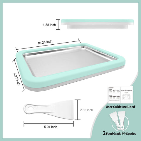 Climafusion instant ice cream pan and spatula ready for family DIY treats