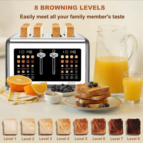 Clixane removable crumb trays simplify cleaning after toasting
