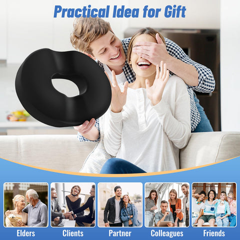 CloudBliss donut pillow works with any chair, including office, car, and wheelchair