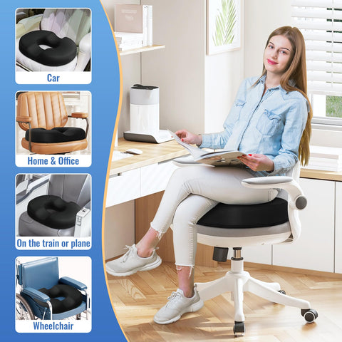 CloudBliss tailbone-support design reduces pressure on sensitive areas