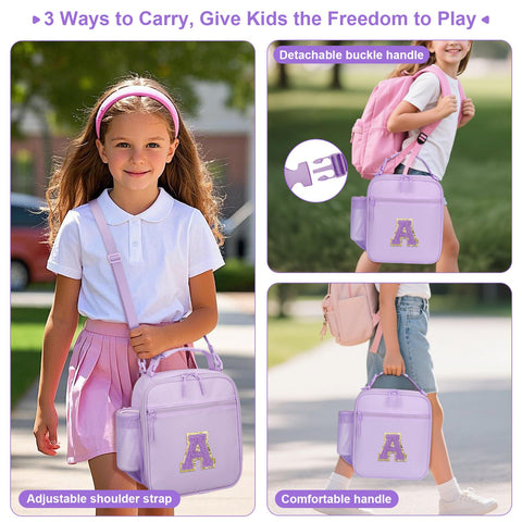 CLOUDWINGS insulated lunch bag with triple-layer insulation for temperature control
