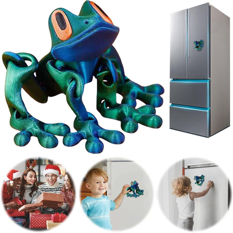 Clould Fitness Four-piece gift-ready frog magnets packaging for collectors.