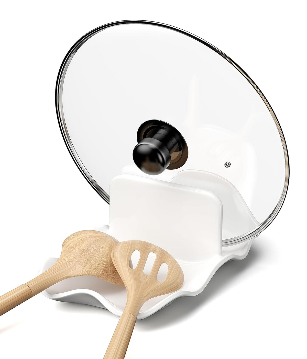 CLTIKACK spoon rest stove-top keeps utensils tidy and drips contained.