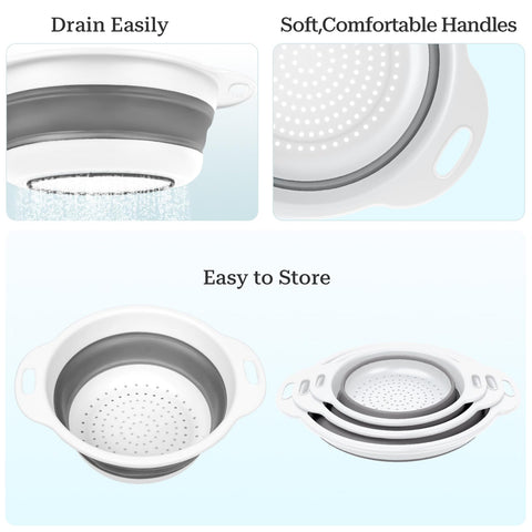 Small 24.5 cm Cluren colander for fruit rinsing and prep.