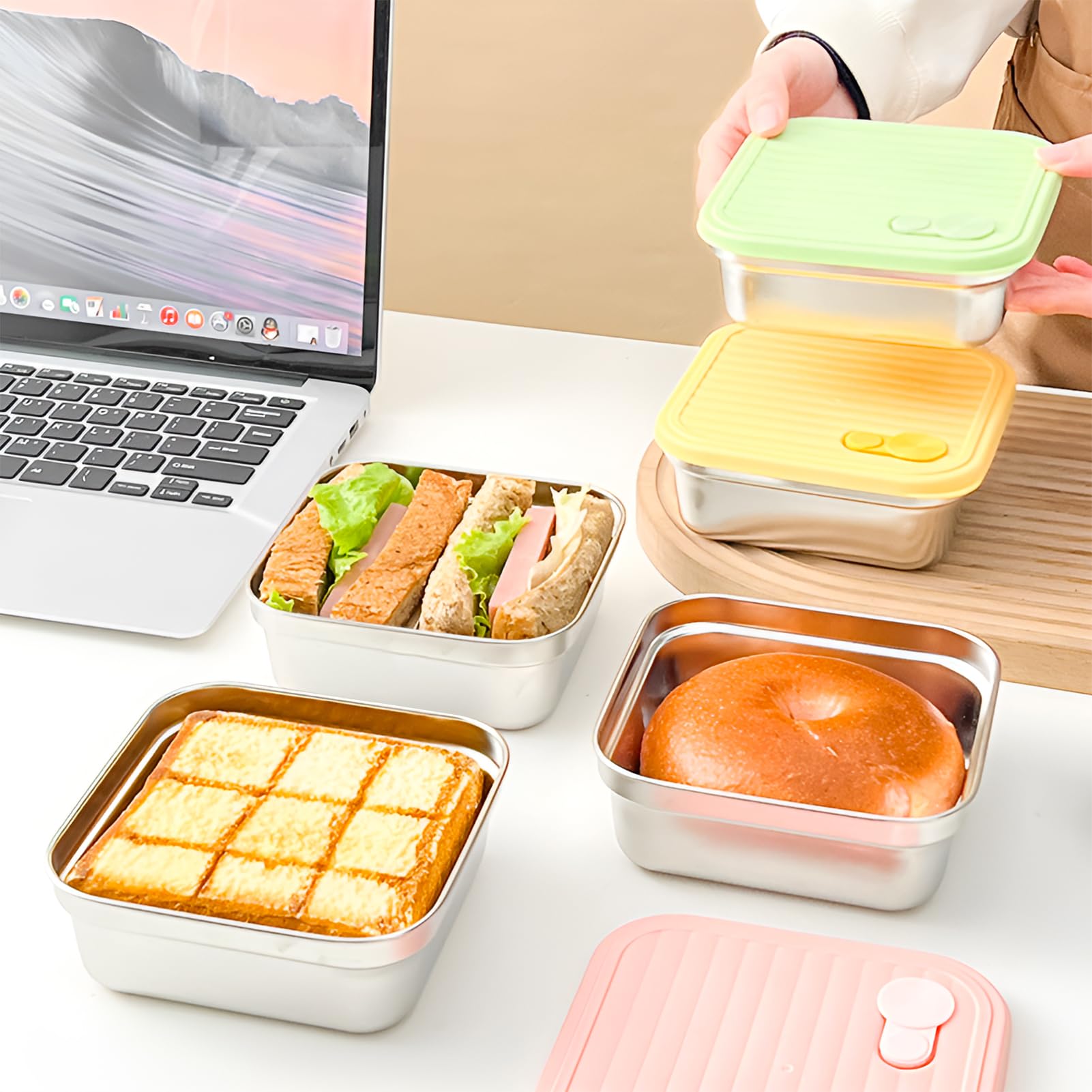 CLWVPCOT rust-resistant 304 stainless steel keeps flavors fresh and durable for daily use