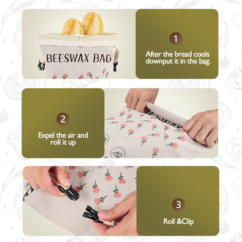 CMACAIV 3D bowl covers included with bread bags