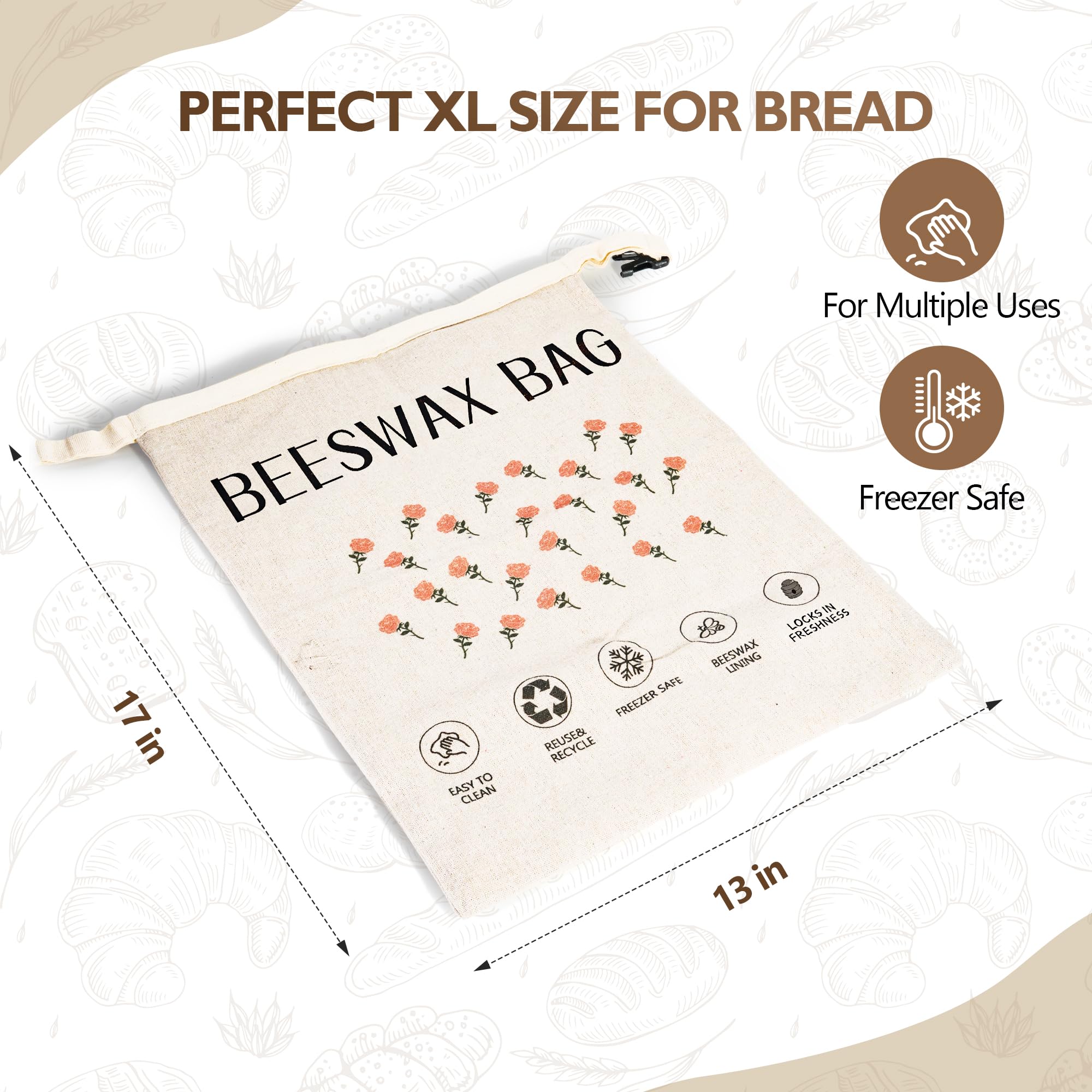 CMACAIV 3D sourdough loaf storage in compact bags