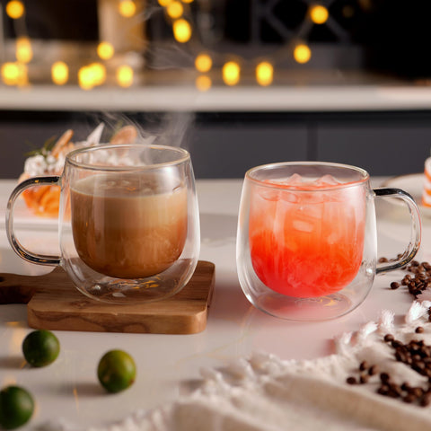 CNGLASS mug showcases dishwasher and microwave friendly design