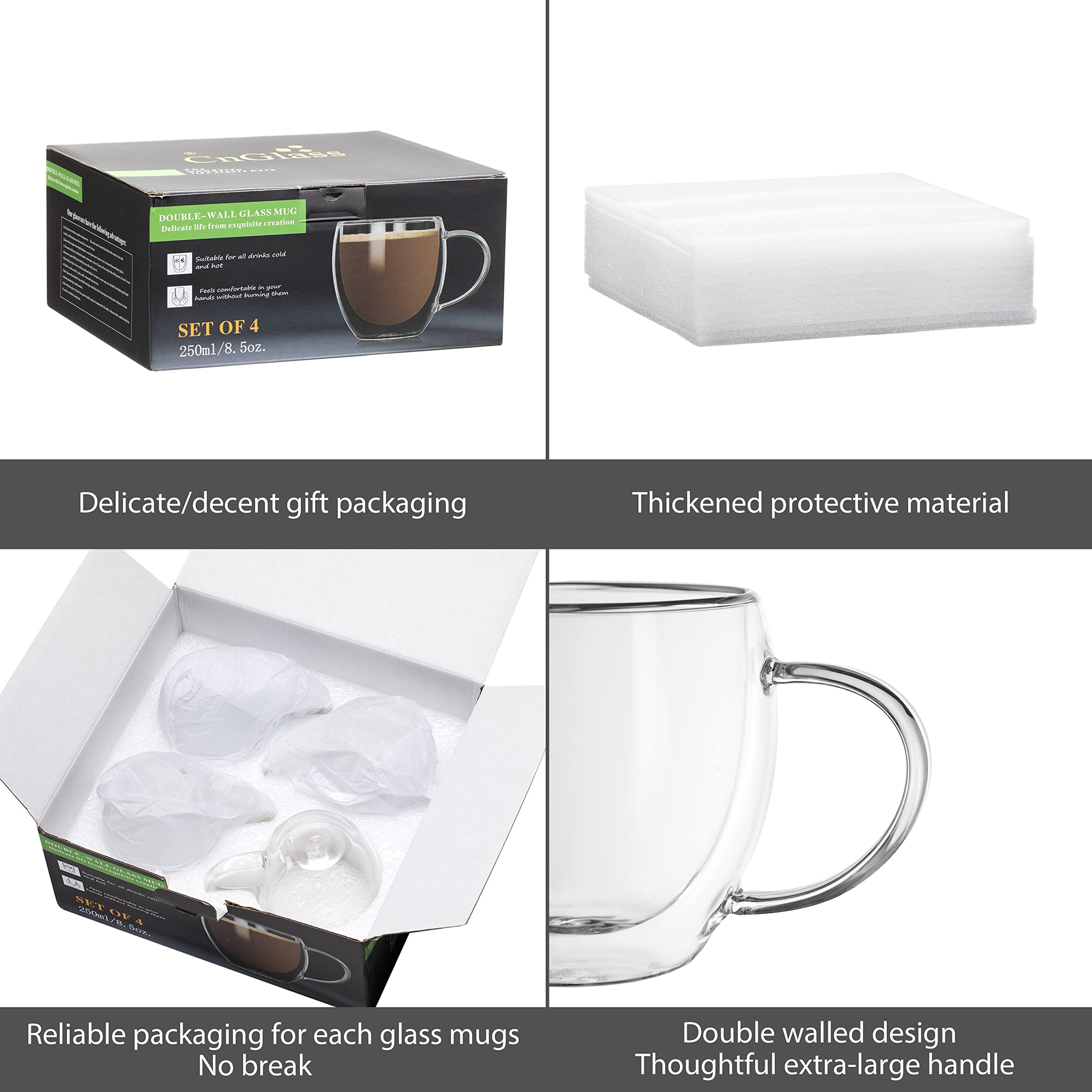 CNGLASS lead-free and BPA-free glass for safe everyday use