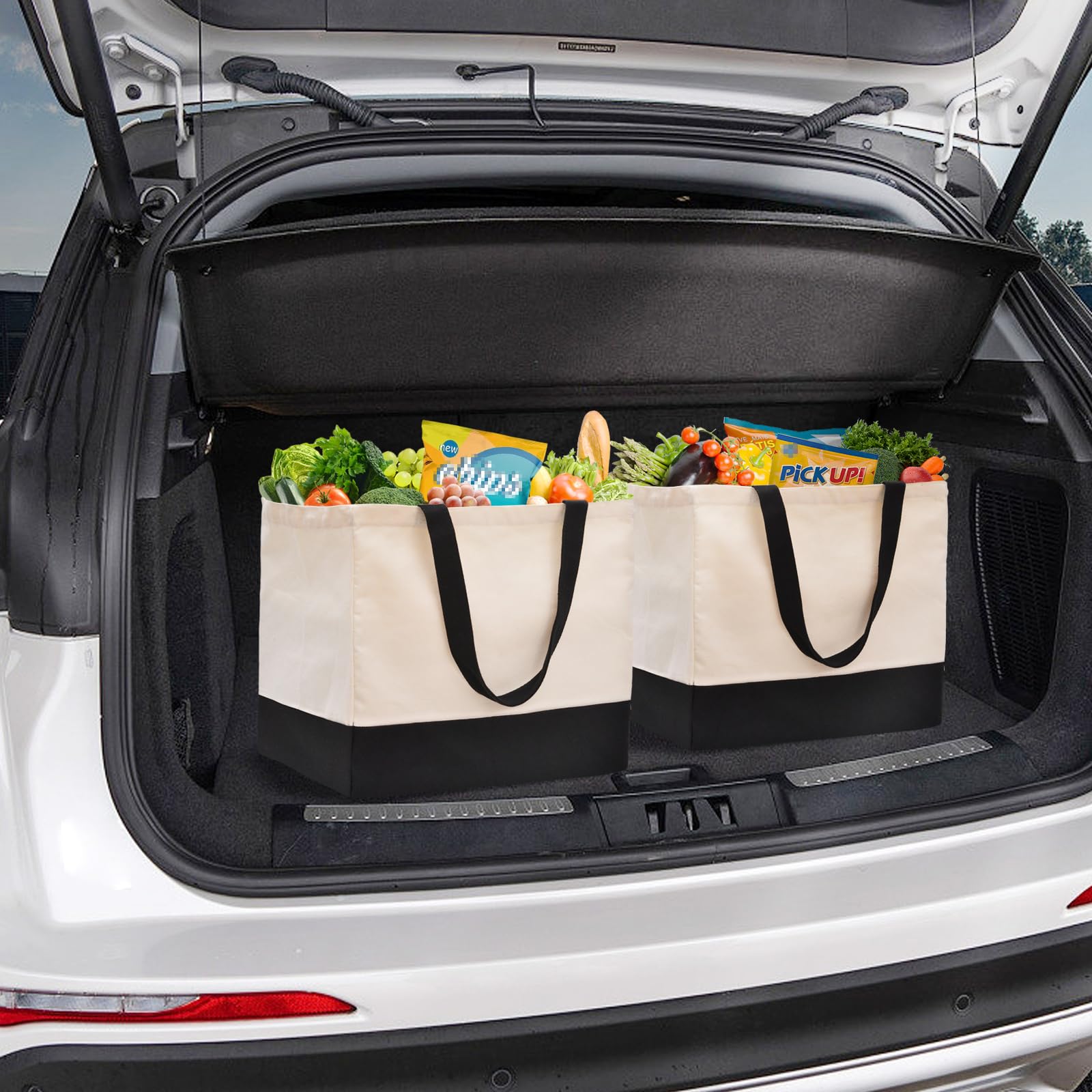CNaiyunpin washable tote stays clean after washing and reuse.