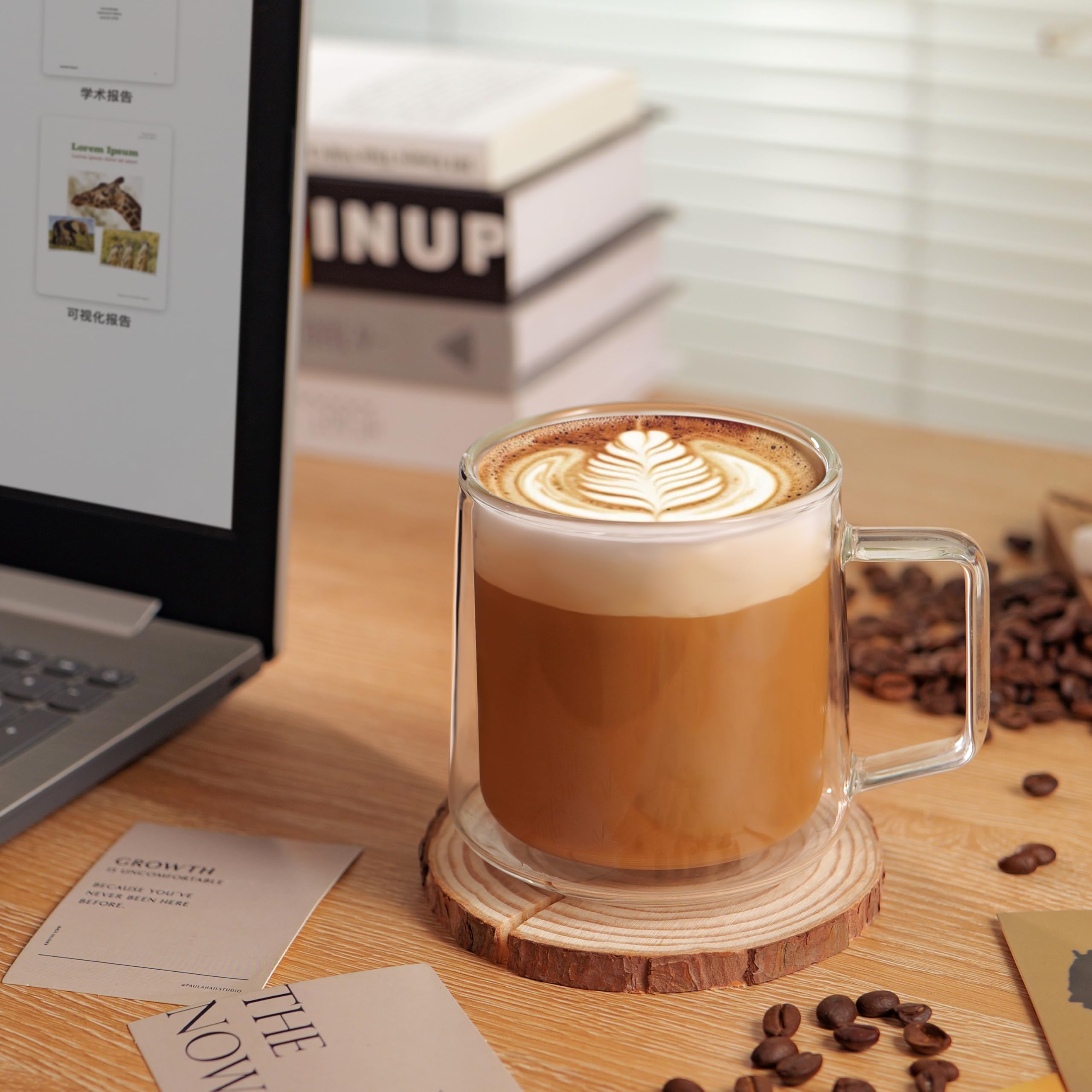 CNGLASS 15oz hot-cold resistance mug withstands a wide temperature range