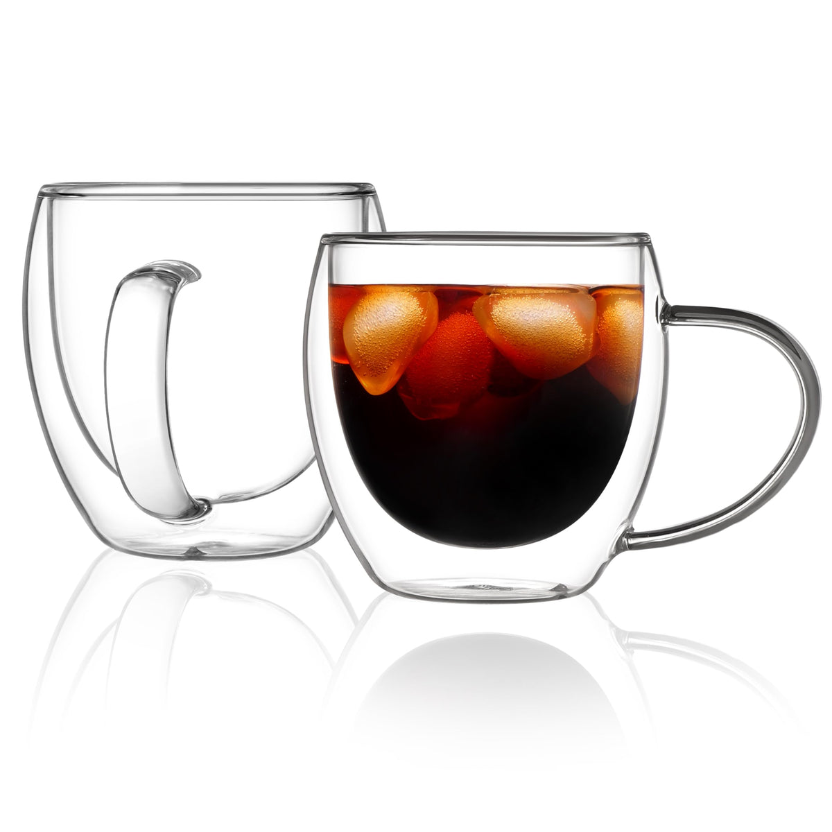 CNGLASS double-walled 12oz mug with insulated design for hot beverages.