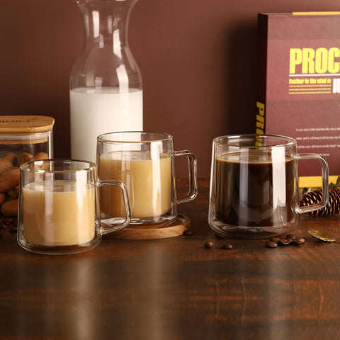 CNGLASS durable, lightweight thermal glass mug for everyday use