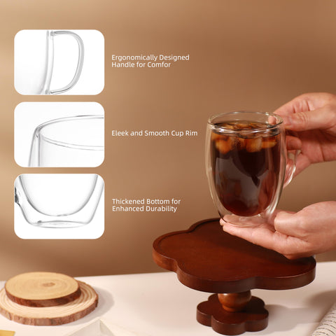 CNGLASS hand-blown borosilicate glass close-up reveals craftsmanship and a light, premium feel.