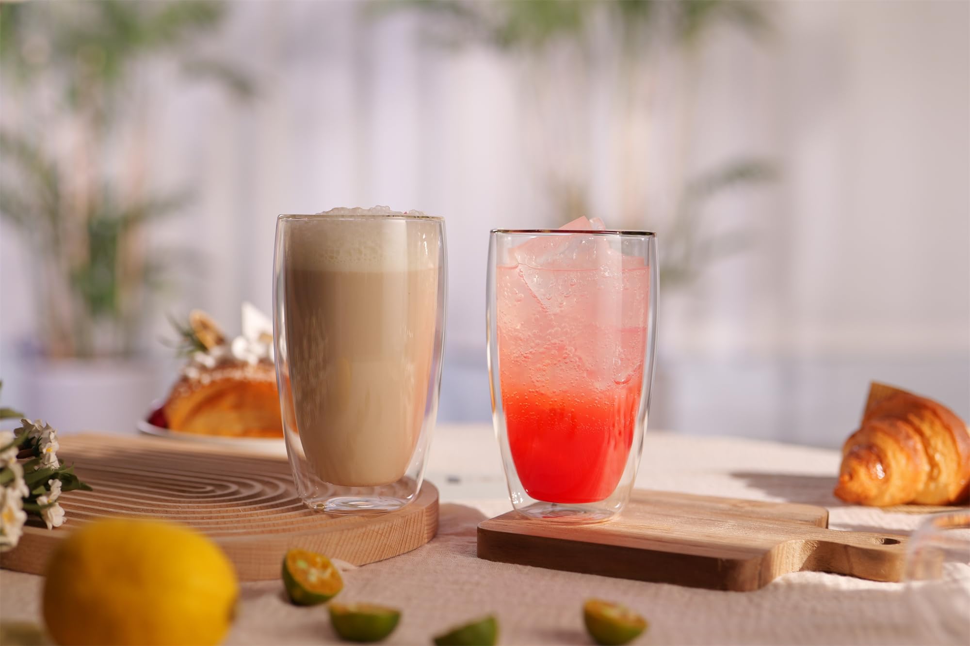 CNGLASS durable hand-blown glass mug adds a premium feel to daily coffee.