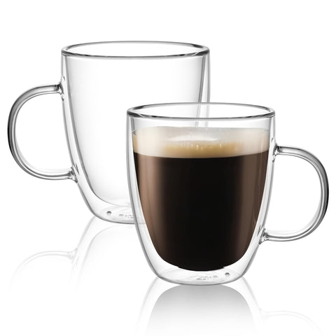 CNGLASS large double-wall mug, 17oz, keeps beverages hot and hands cool.