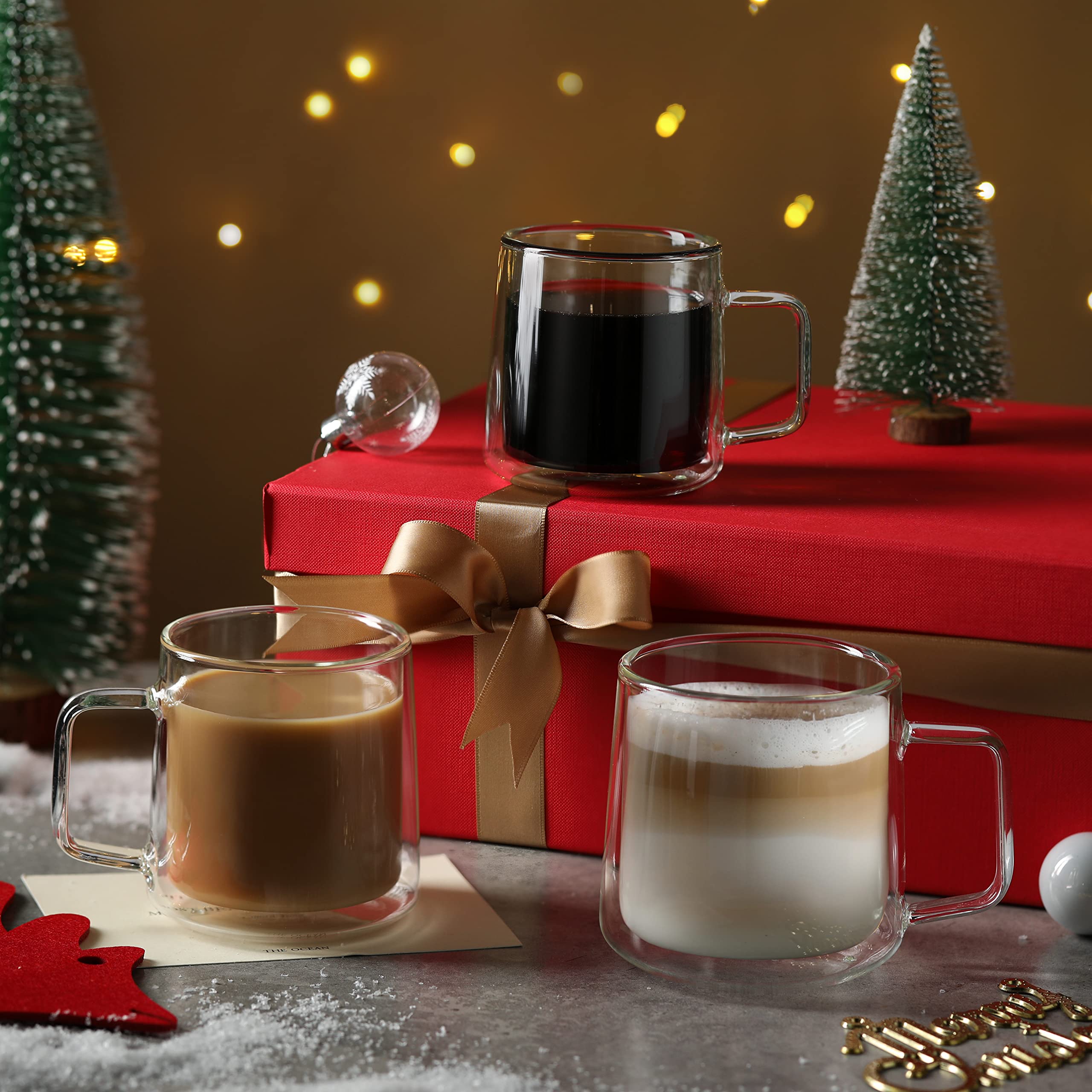 CNGLASS microwave and dishwasher safe mug for easy cleaning.