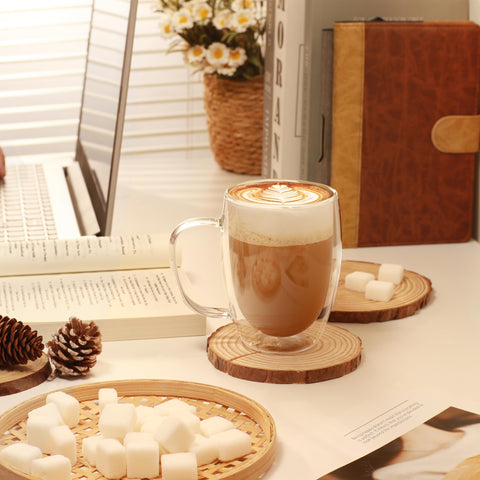 CNGLASS thermal insulated mugs help you enjoy beverages at the right temperature longer.