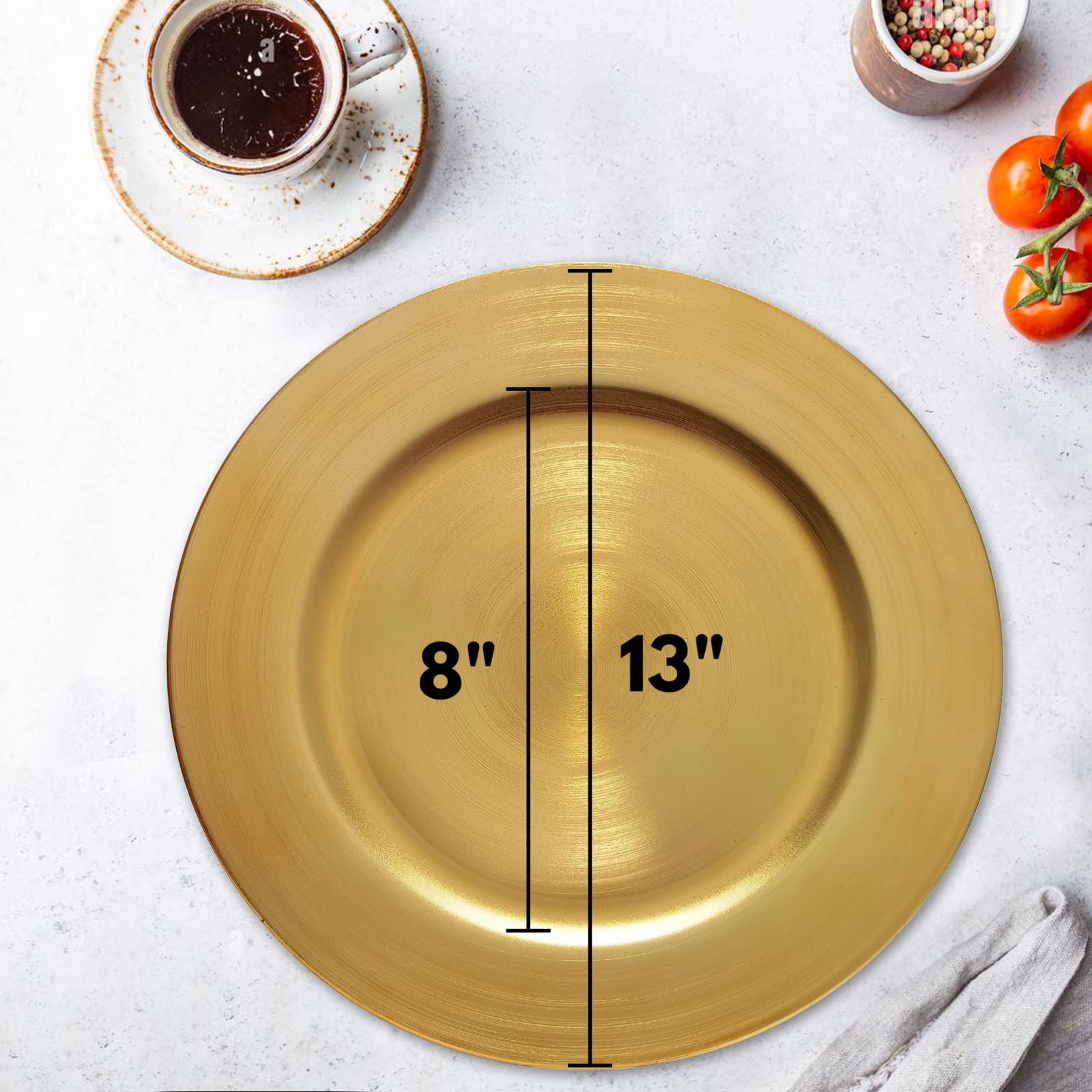 CN.JIAHE sturdy plastic charger plate for durable daily use