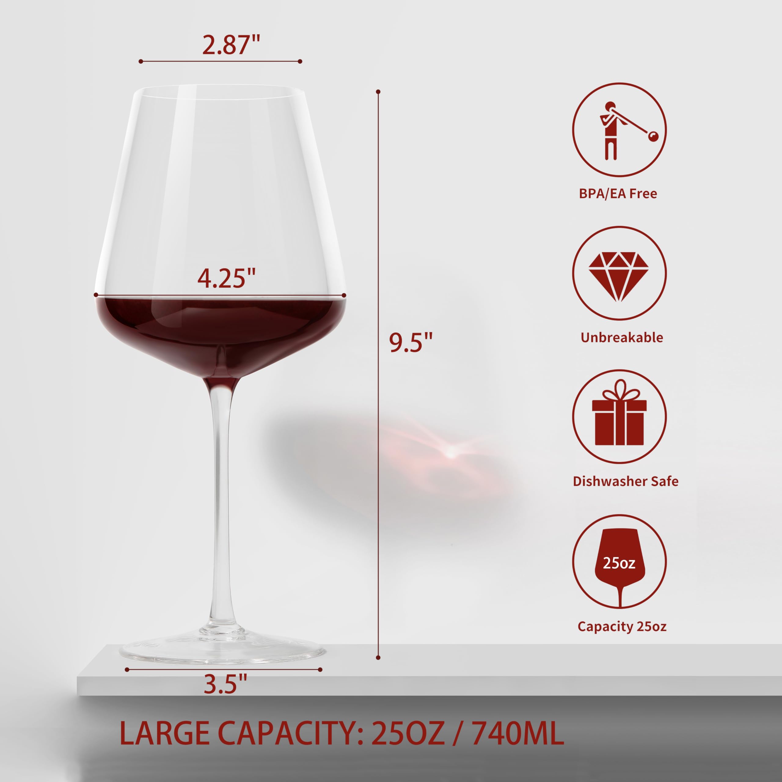 CnSneg hand-blown wine glass close-up emphasizes the delicate rim