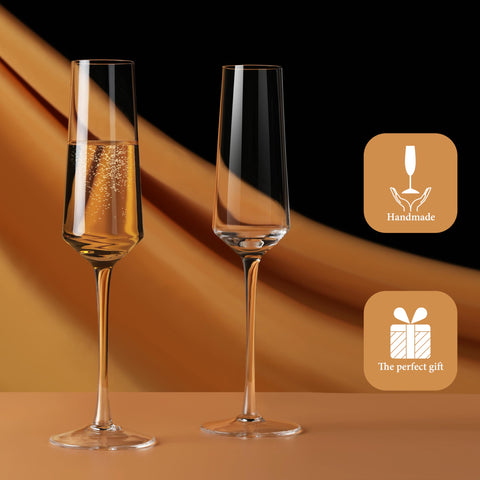 CnSneg versatile 7 oz capacity suits sparkling wine, mimosas, and cocktails