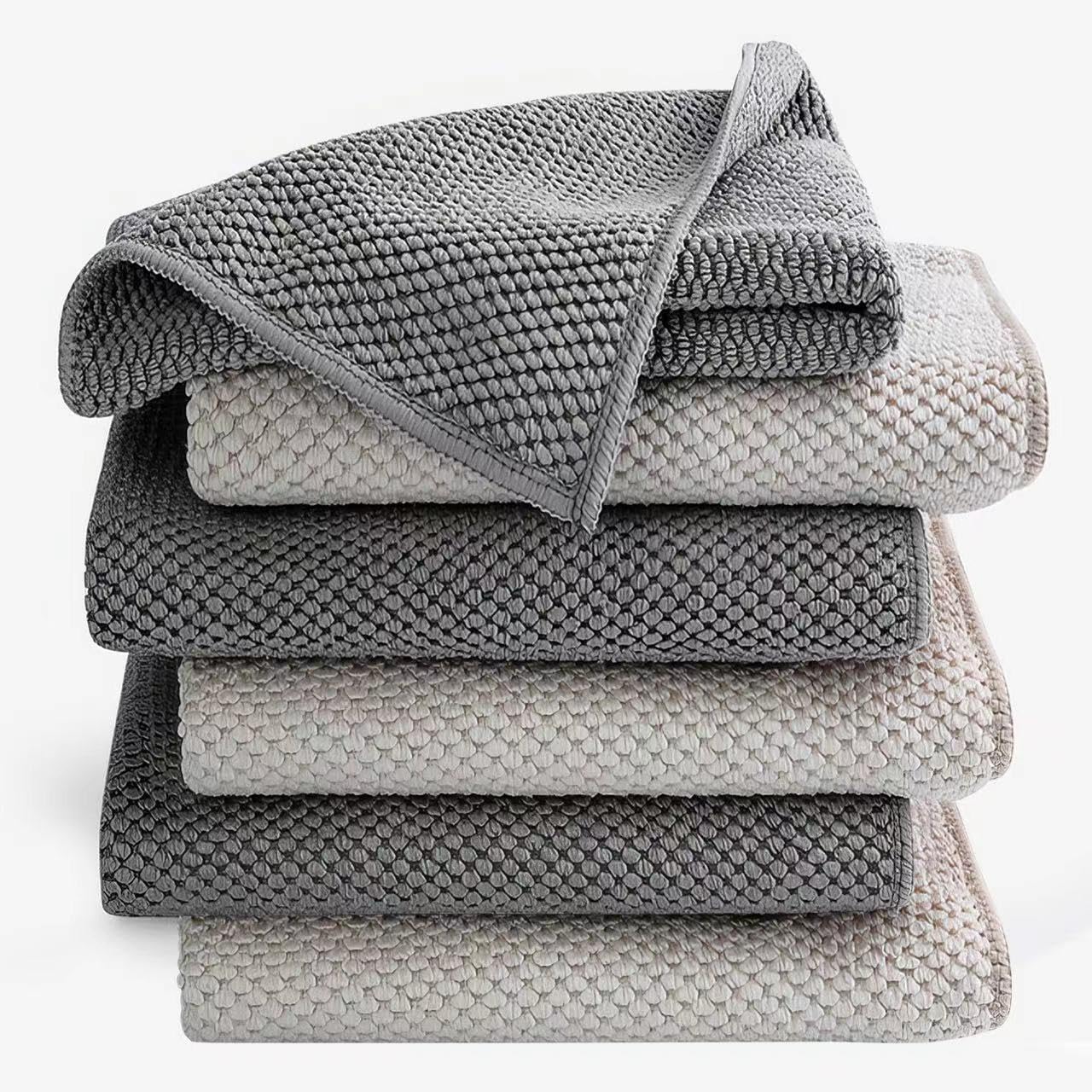 Cnyobvi barista towels 6-pack, ideal for espresso machine cleanup and quick absorption.
