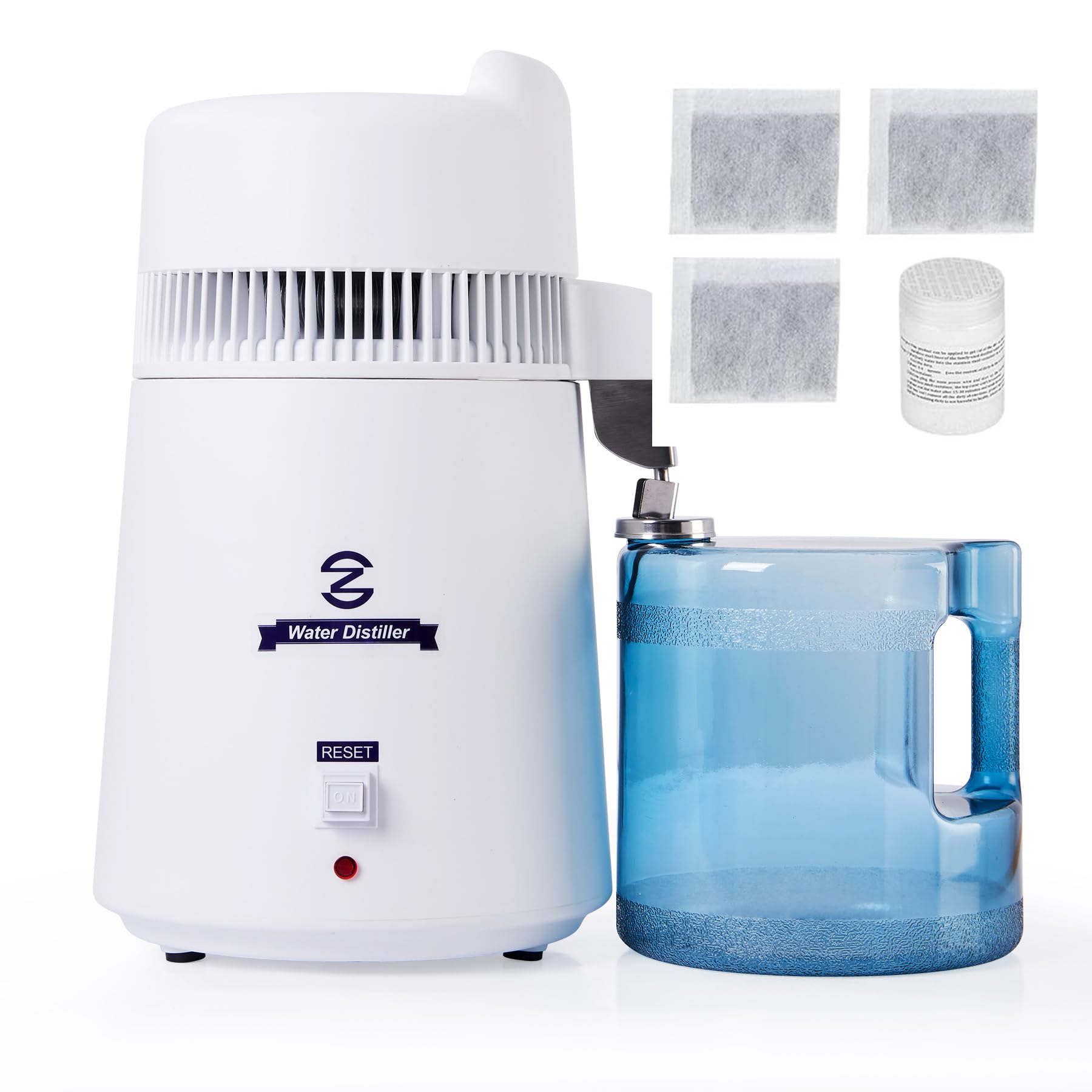 CO-Z 6L distiller front view for compact home use