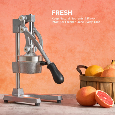 CO-Z manual citrus juicer easy-clean parts simplify after-use rinsing.