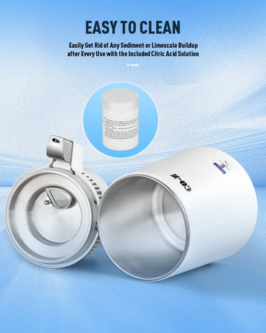 CO-Z distiller compact design with built-in handle for easy transport.