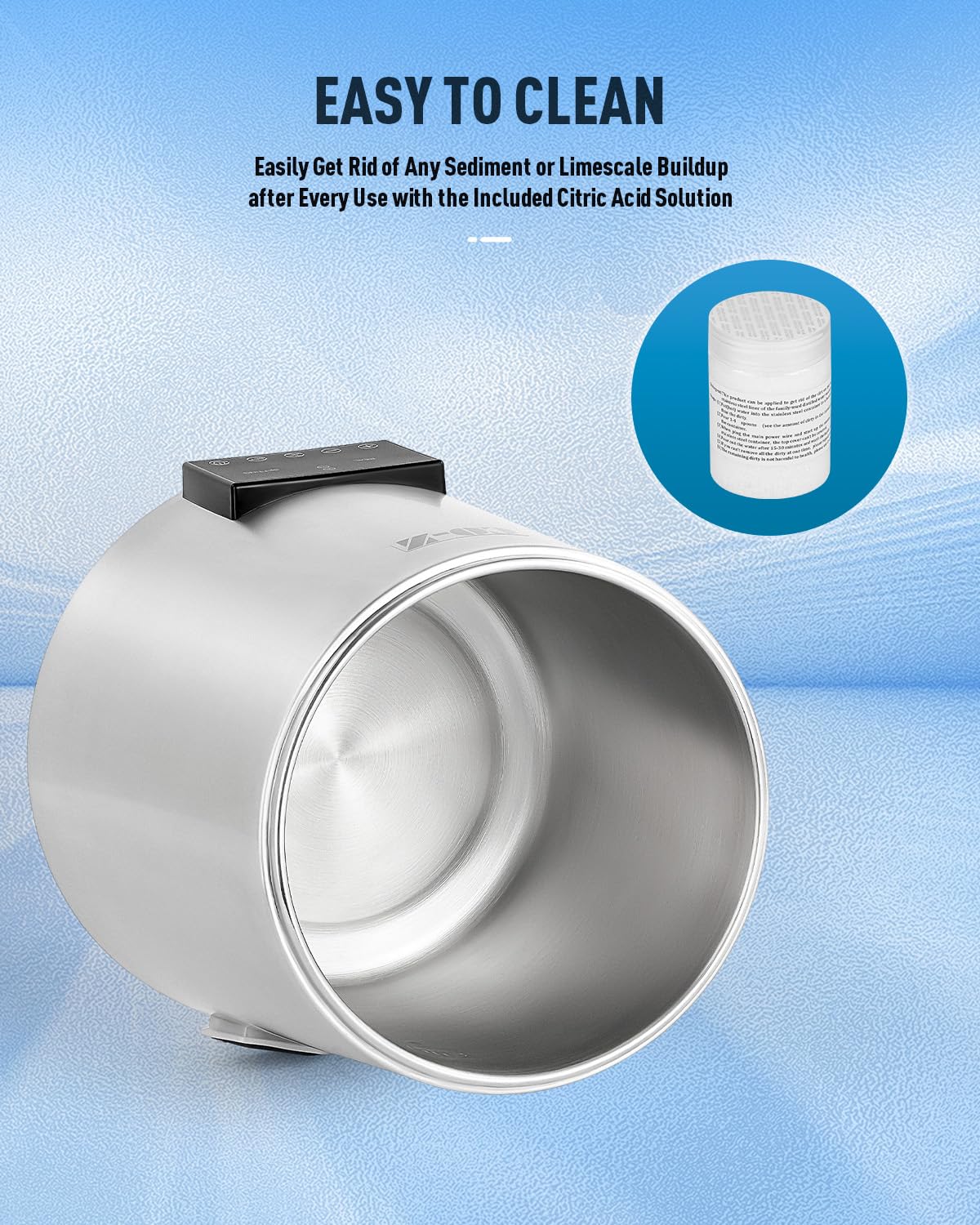 CO-Z distiller cleaning kit and TDS meter simplify maintenance
