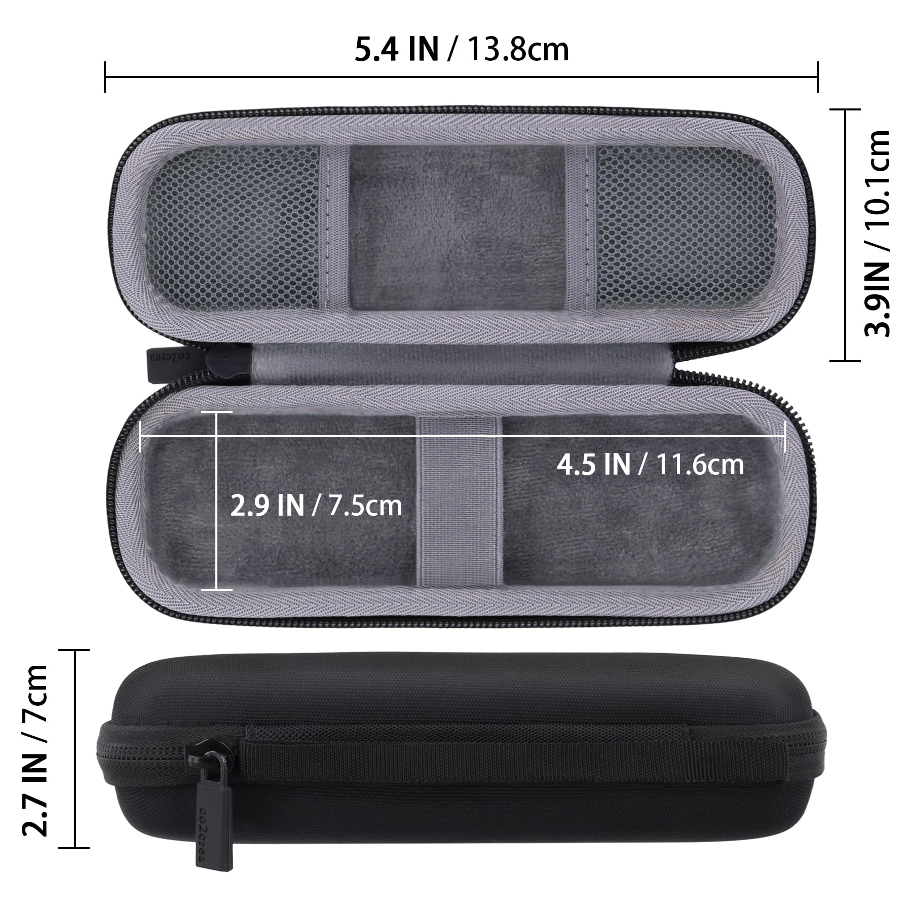 co2CREA ultra-compact lightweight design makes travel easier.