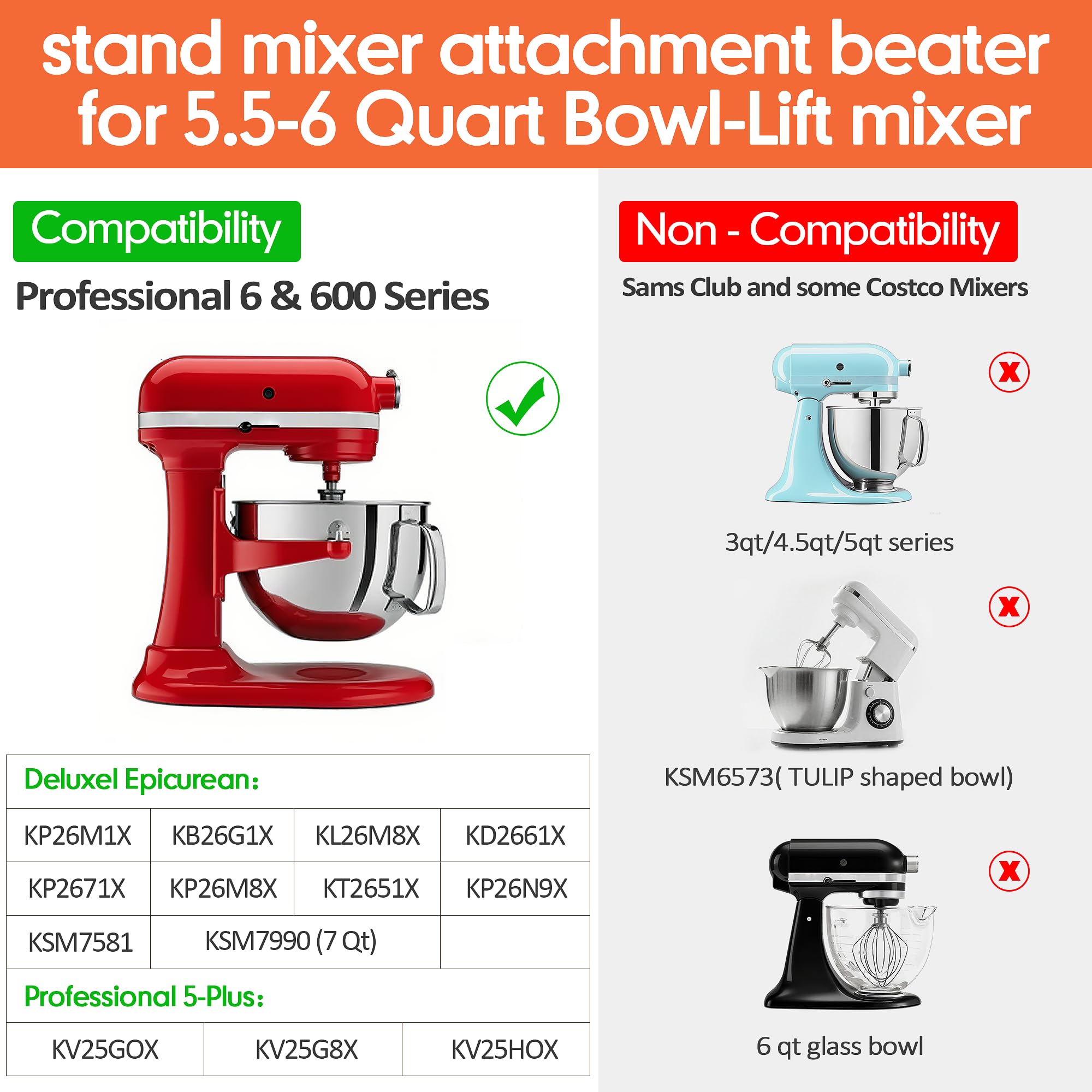 COADOW Silicone Edge Scraper Beater delivers thorough, even blending.