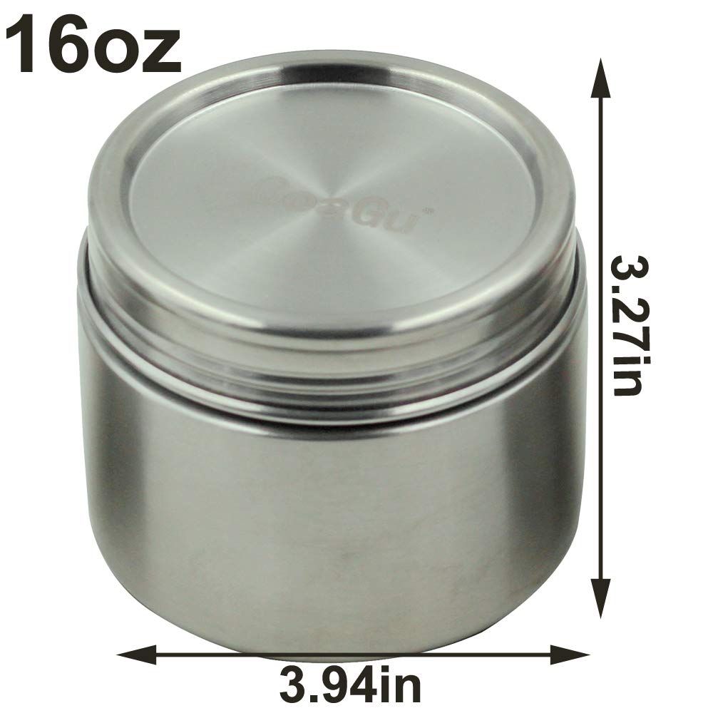 CoaGu 16oz coffee container airless lid maintains aroma during storage