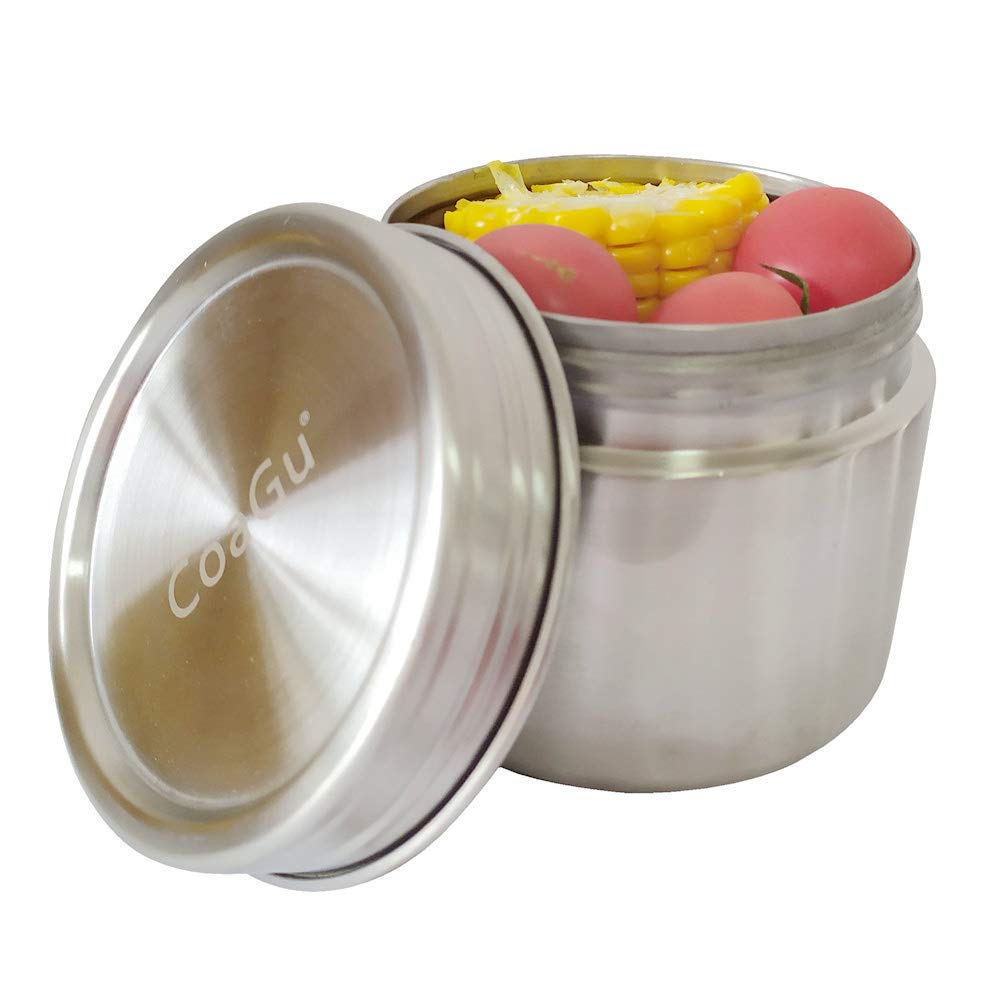 CoaGu 16oz coffee container with two-way valve airless lid preserves freshness