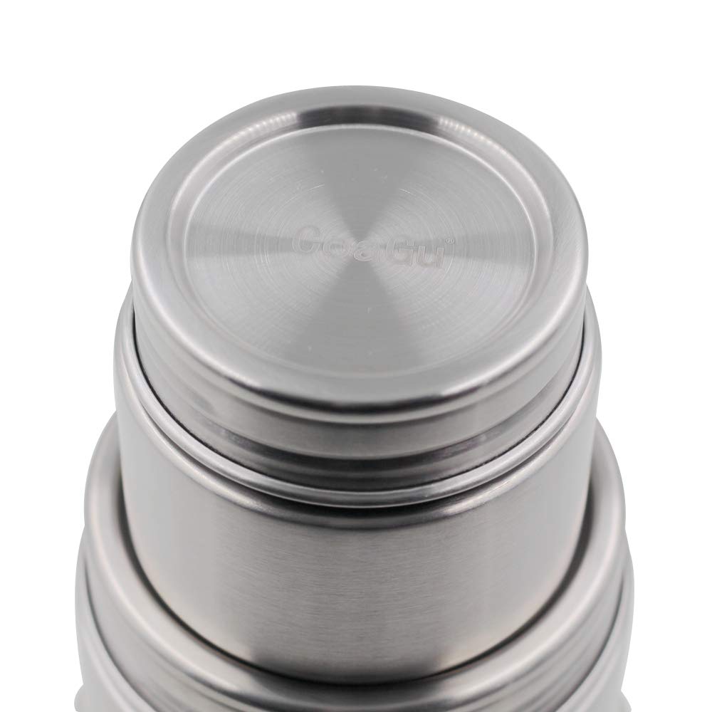 CoaGu 8oz canister makes candy easy to portion and transport.