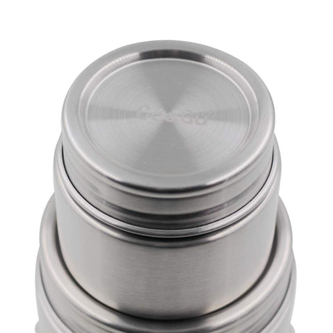 CoaGu 8oz canister makes candy easy to portion and transport.